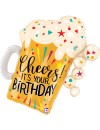 Balon foliowy Birthday Fun Confetti Beer 27''