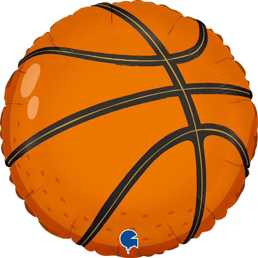 Balon foliowy piłka Koszykówka - 46 cm