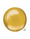 Balon foliowy kula złoty ORBZ  15" 38 cm