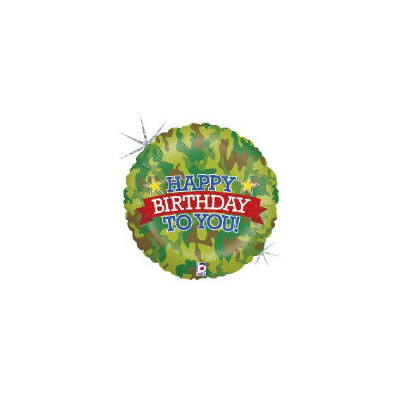 Balon foliowy okrągły Happy birthday to you Moro