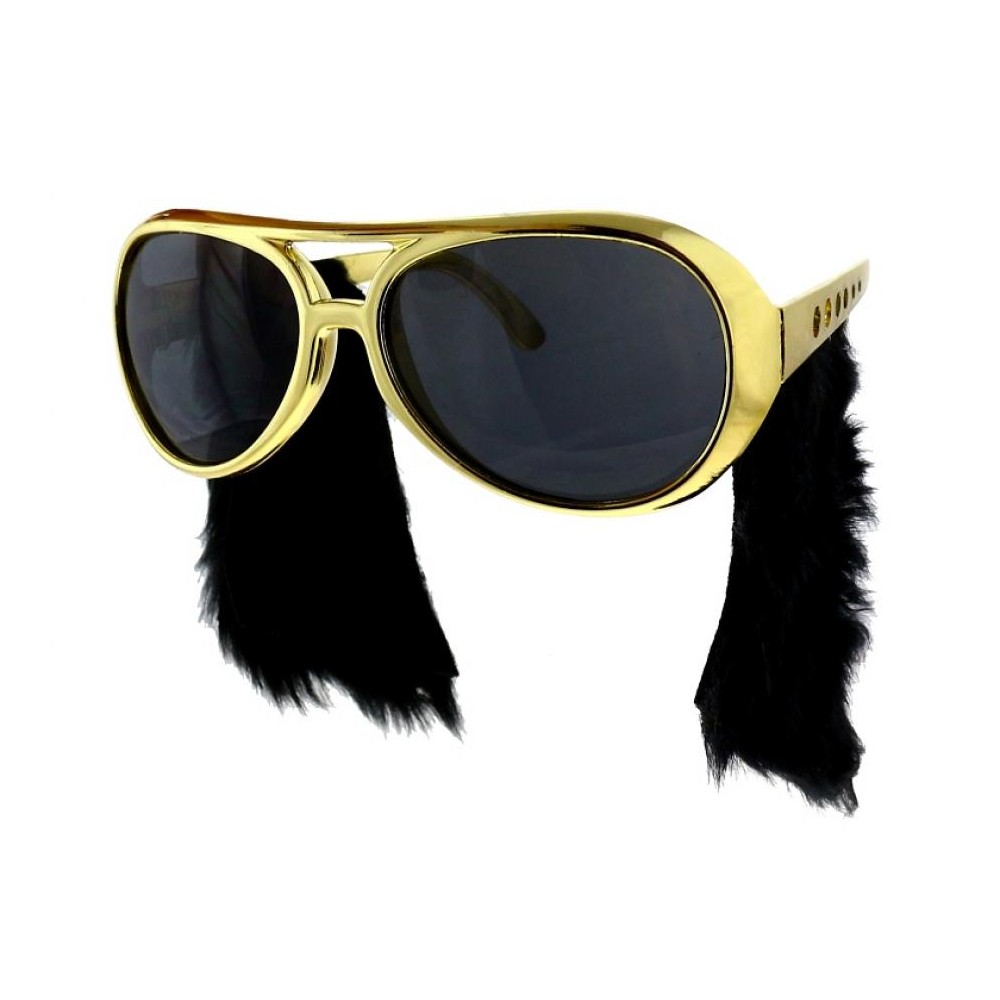 Okulary z baczkami Elvis
