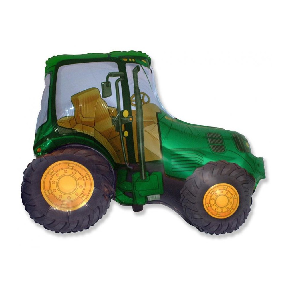 Balon foliowy Traktor zielony 75 cm