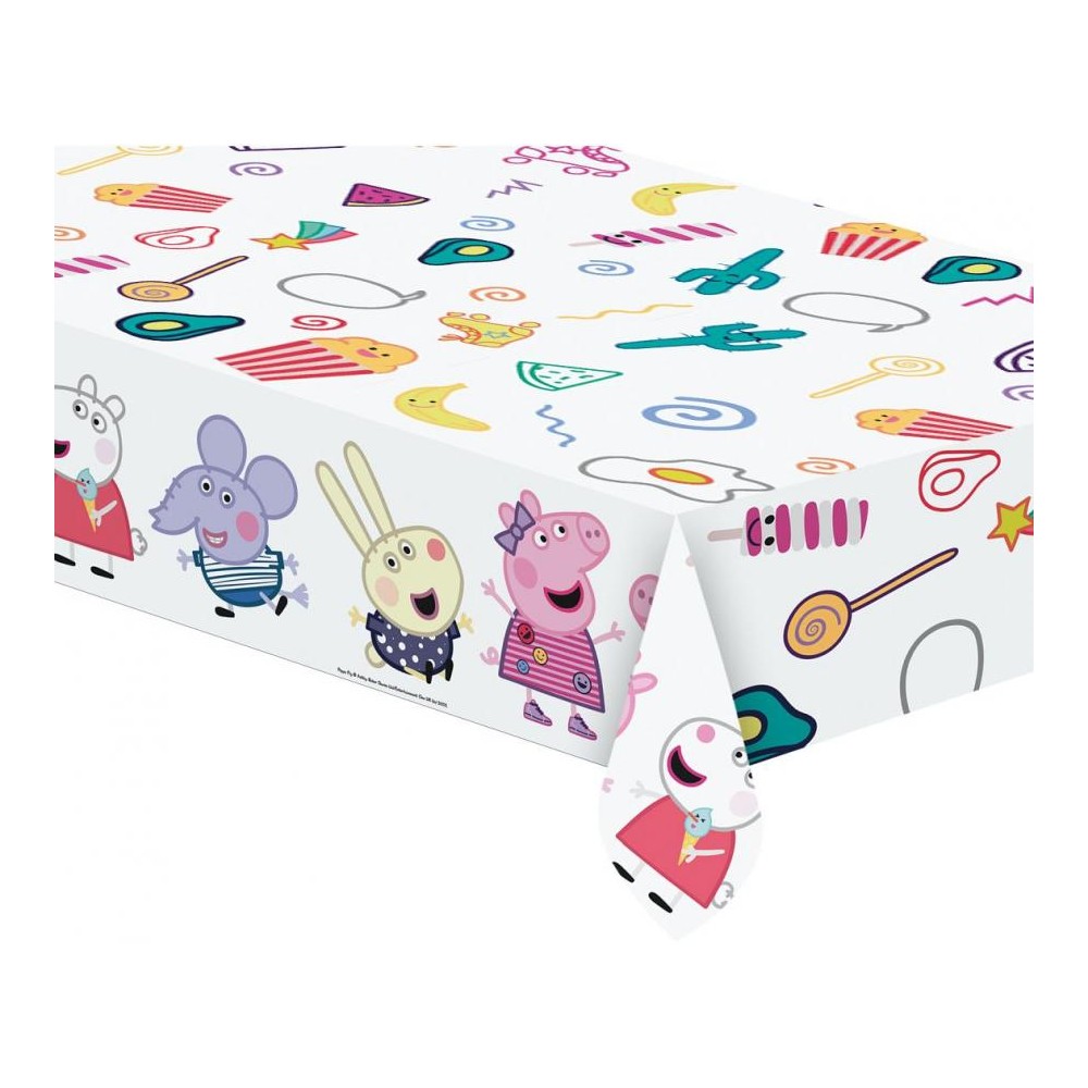 Obrus plastikowy "Peppa Pig - Świnka Peppa" 120x180 cm
