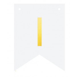 Baner DIY biały 16 cm -...