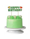 Topper na tort Happy Birthday - Game On, Piksele
