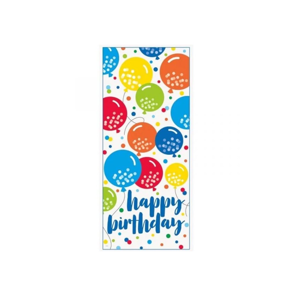 Plakat na drzwi Happy Birthday, baloniki