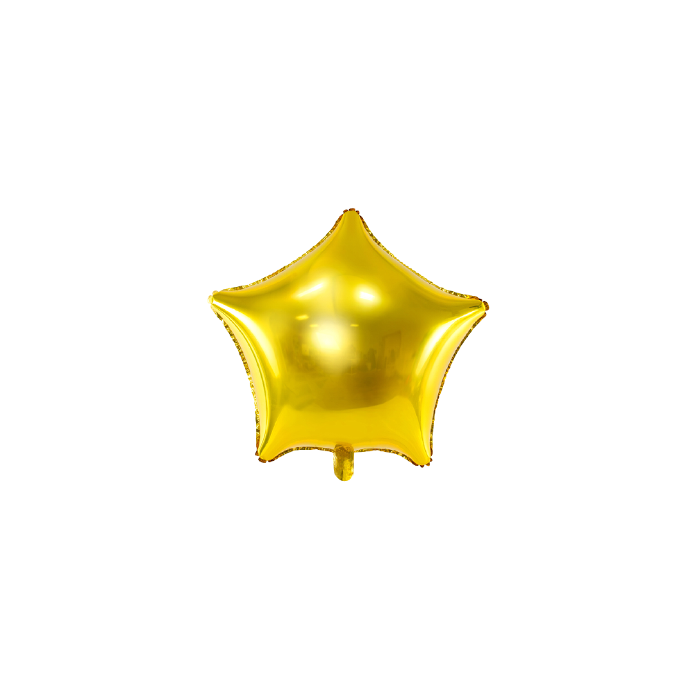 Balon foliowy gwiazda złota / możliwość personalizacji
