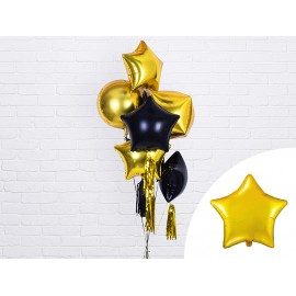 Balon foliowy gwiazda złota / możliwość personalizacji