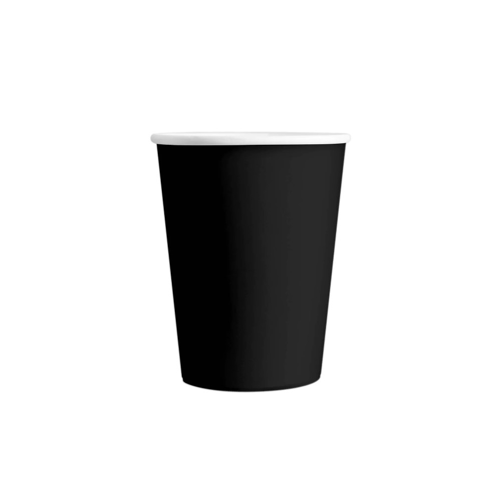 Kubeczki papierowe czarne 250 ml 6 szt.