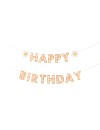 Baner Happy Birthday, stokrotka , 200x14.5 cm