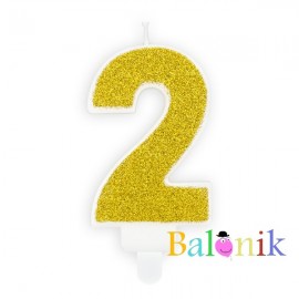 Świeczka urodzinowa Cyferka...