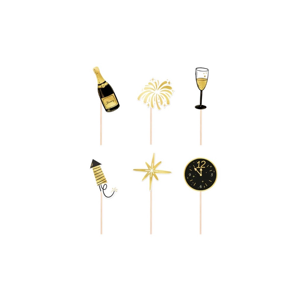 Toppery Happy New Year Mix - wykałaczki 6 szt.