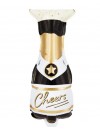 Balon foliowy Butelka Cheers strzelające konfetti 7,5x20cm