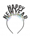 Opaska Happy New Year, 15,5 x 20,5 cm, czarna