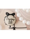 Balon foliowy Happy ''18'', 47,5x45 cm