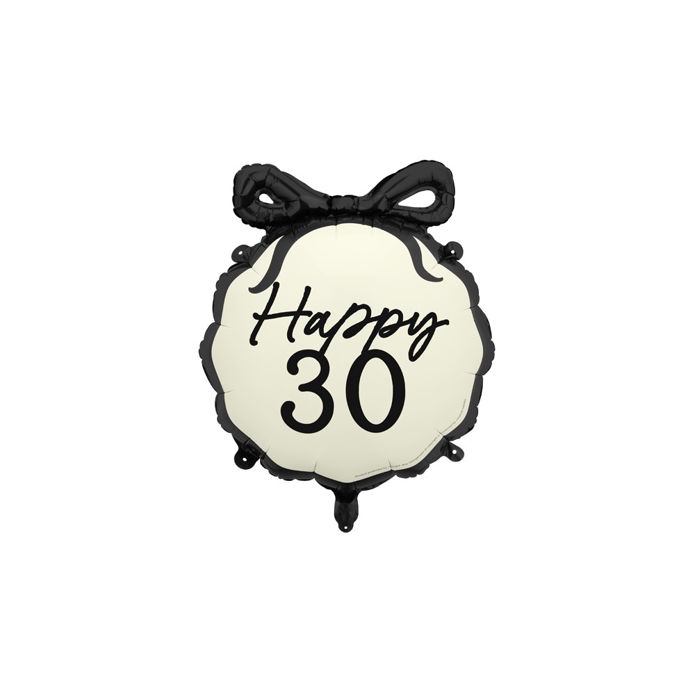 Balon foliowy Happy ''30'', 47,5x45 cm