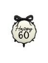 Balon foliowy Happy ''60'', 47,5x45 cm