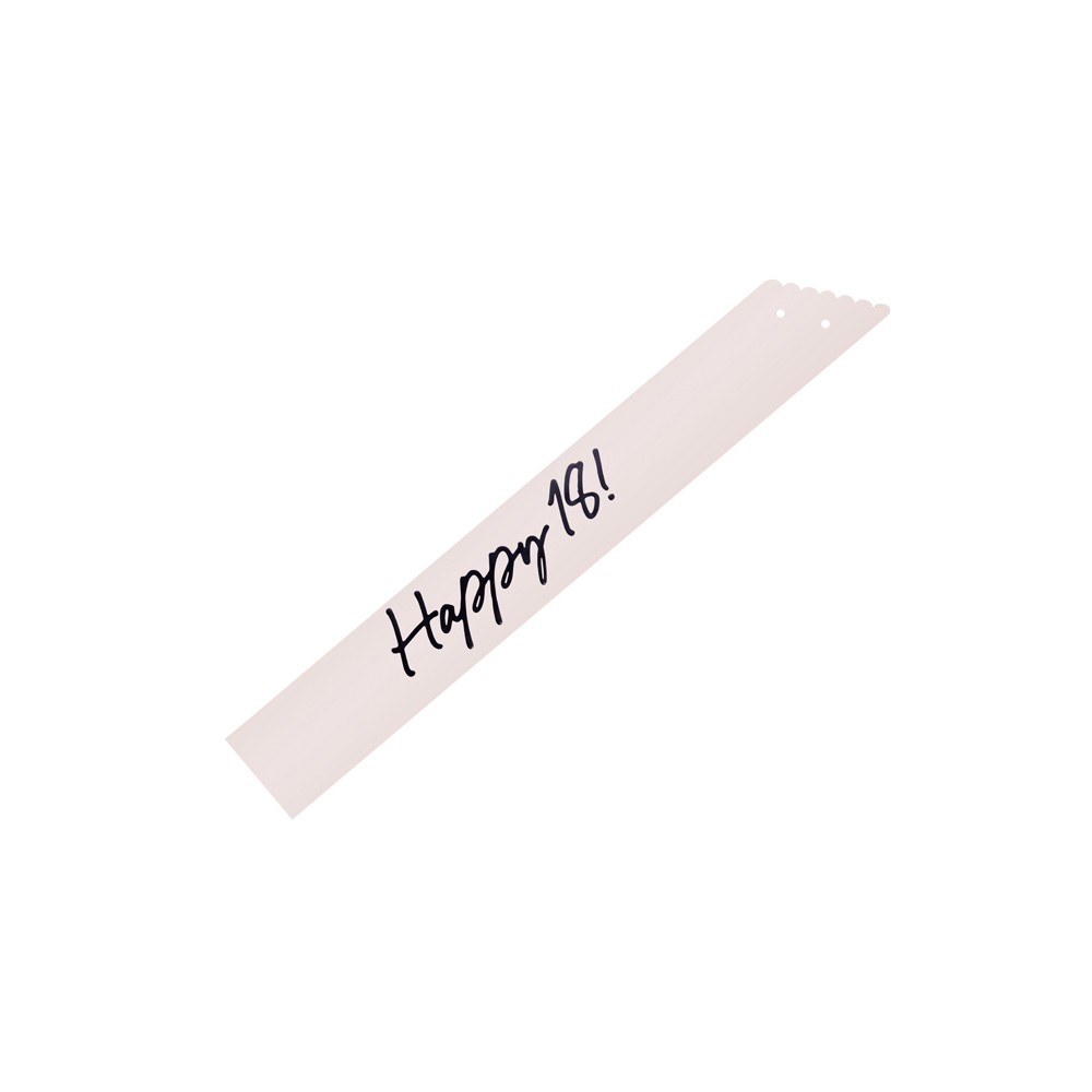 Szarfa Happy 18, krem, 76 cm
