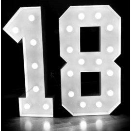 cyfry LED - liczba 18 ,...