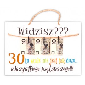 Tablica z pieniędzmi 30...