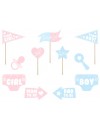 Gadżety do zdjęć Gender reveal party