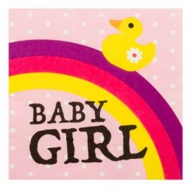 Serwetki Baby girl,...