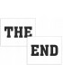 Naklejki na buty THE END