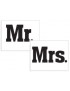 Naklejki na buty Mr, Mrs