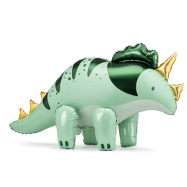 Balon foliowy Triceratops, 101x60.5cm, zielony