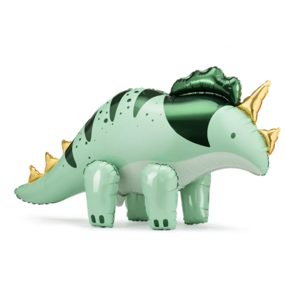 Balon foliowy Triceratops, 101x60.5cm, zielony