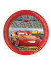 Talerzyki papierowe Cars 3, 23cm