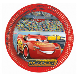 Talerzyki papierowe Cars 3,...