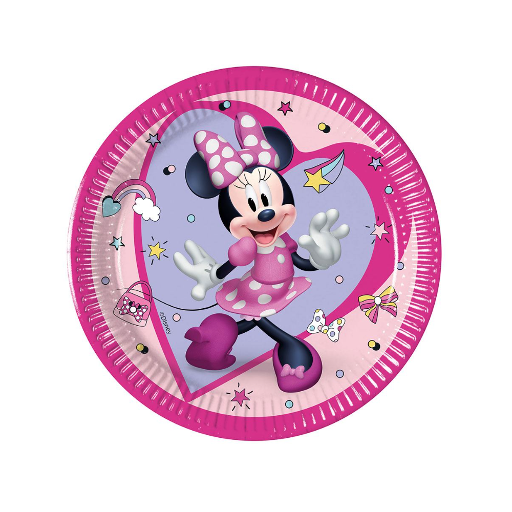 Talerzyki papierowe Minnie Junior, 19,5cm