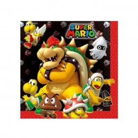 Serwetki papierowe Super Mario, 33x33 cm