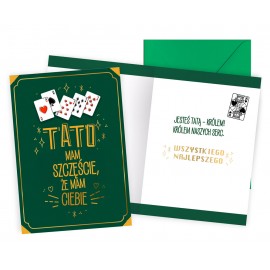 Kartka z życzeniami - Tata
