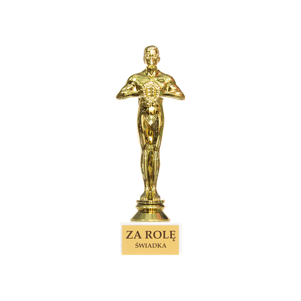 Statuetka - Wiktor " Za rolę świadka"