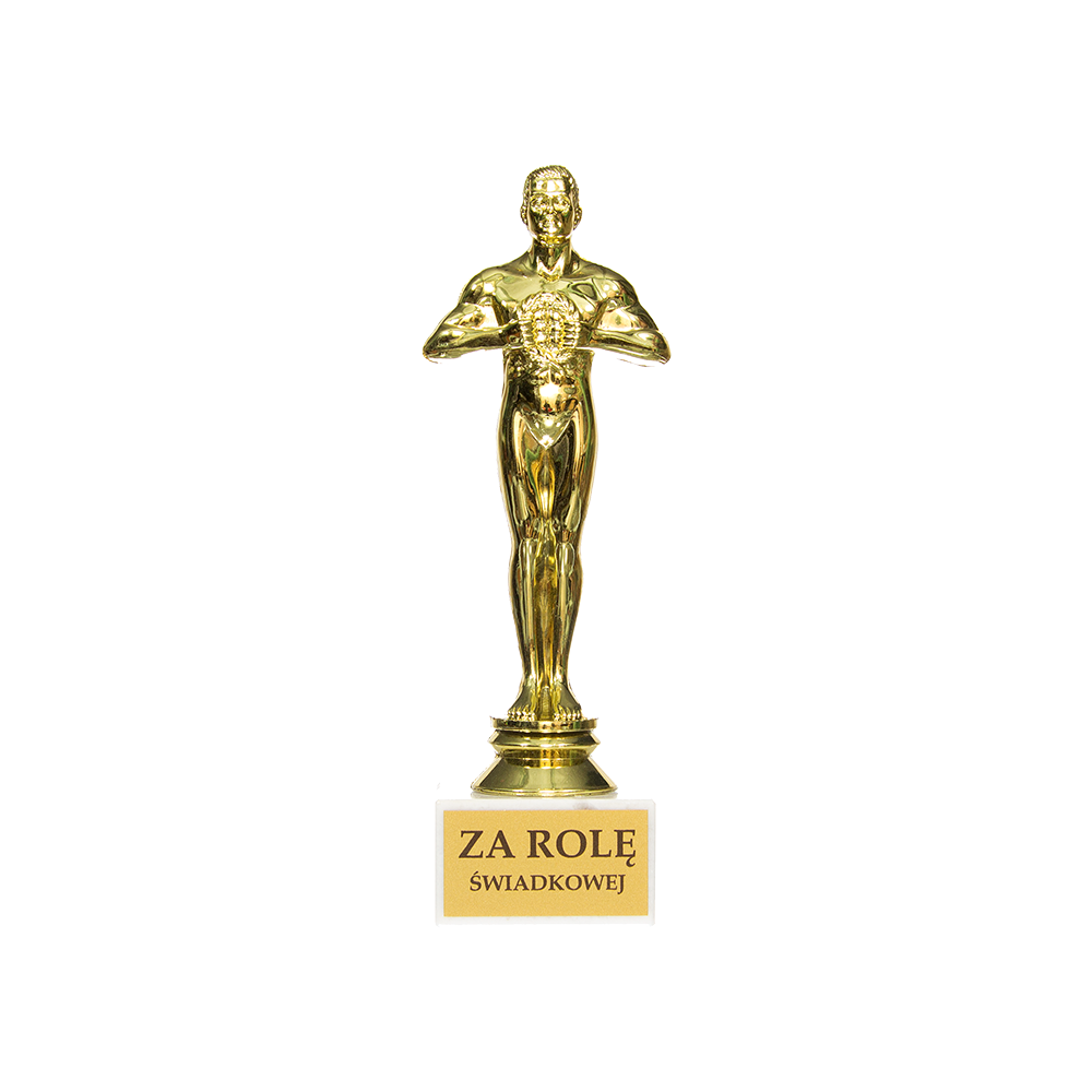 Statuetka - Wiktor " Za rolę świadkowej"