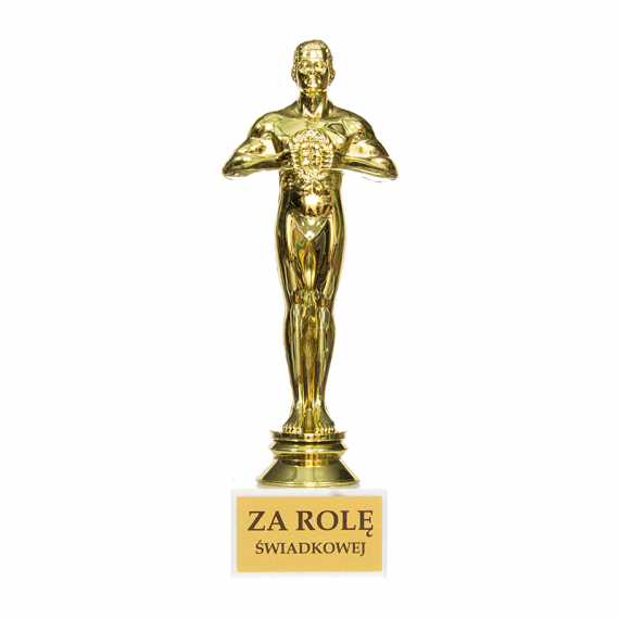 Statuetka - Wiktor " Za rolę świadkowej"