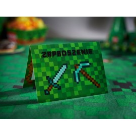 Zaproszenia, Piksele, Minecraft