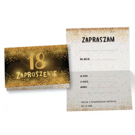Zaproszenia, 18 Urodziny