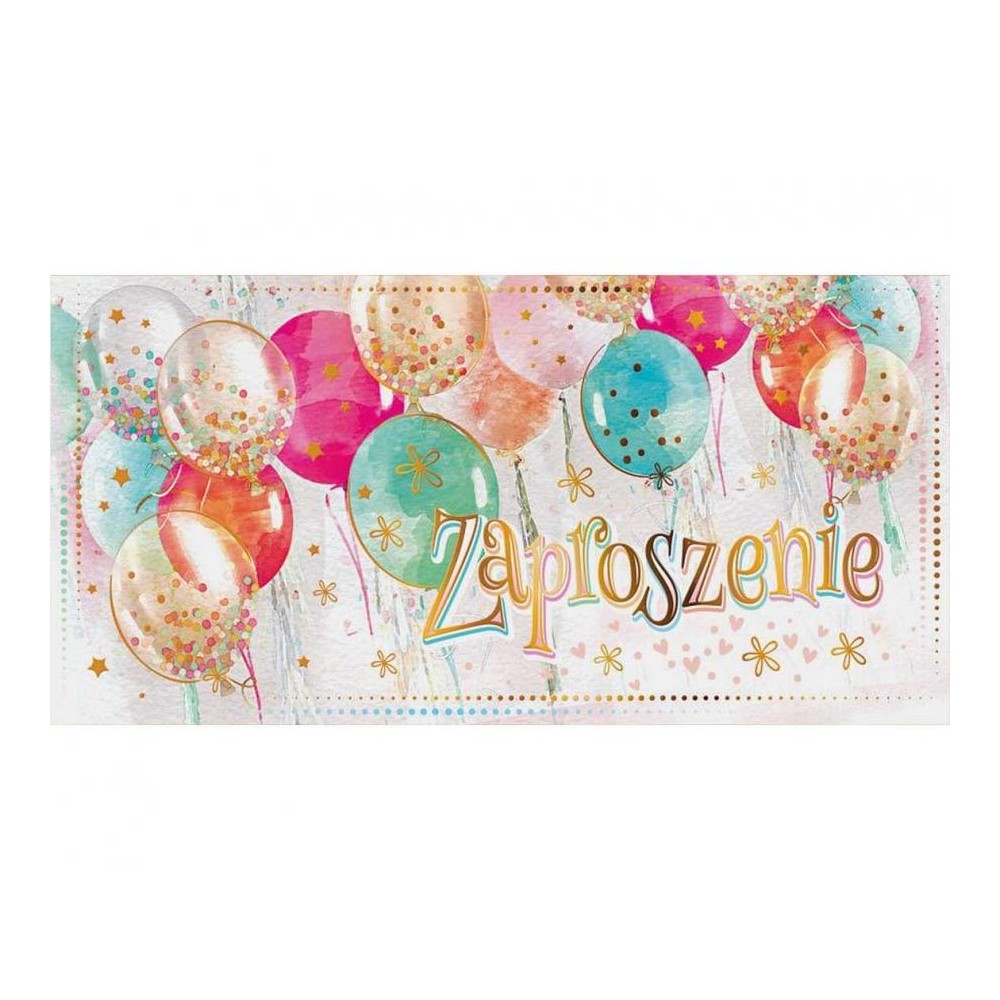 Zaproszenia, Balony