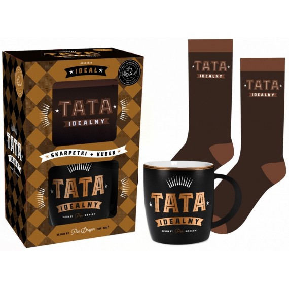 Zestaw kubek i skarpetki Ideał -Tata