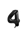 Balon foliowy Cyfra ''4'', 86cm czarny