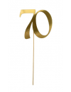 Topper na tort, 70 urodziny, 23 cm