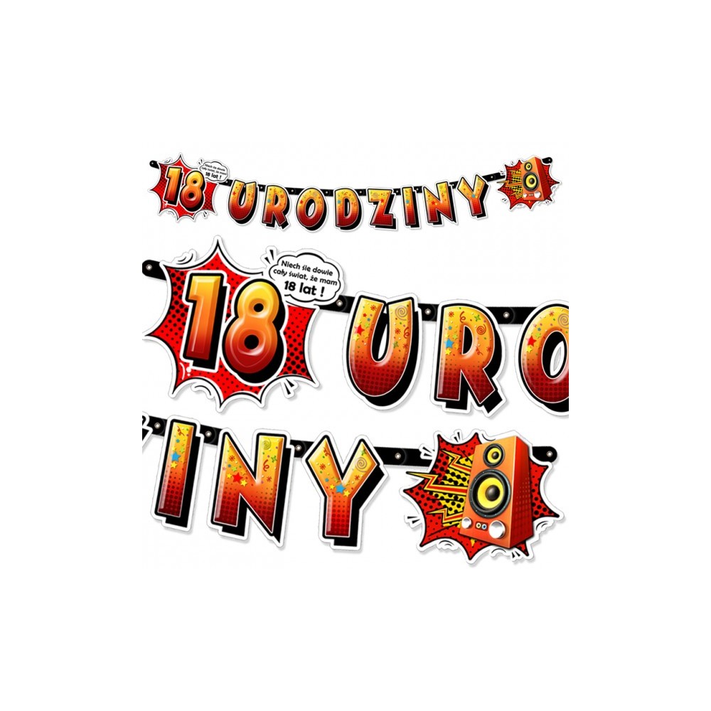 Baner 18 urodziny komiks