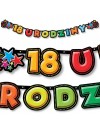 Baner 18 urodziny kolorowy