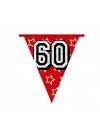 Girlanda foliowa z flagami "60", 8 m