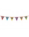 Girlanda foliowa z flagami "60", 8 m