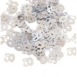 Konfetti foliowe 50 urodziny