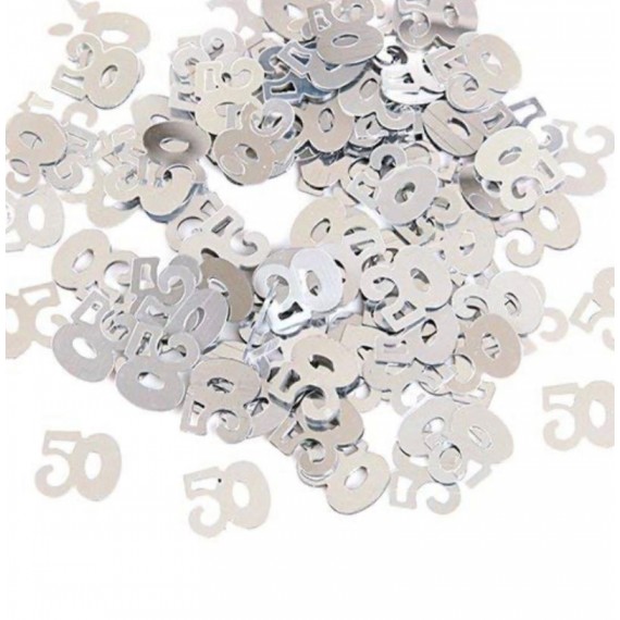 Konfetti foliowe 50 urodziny